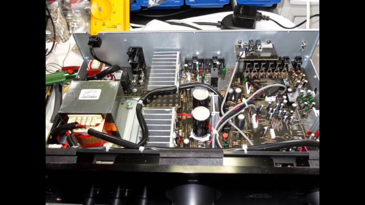 DENON PMA520AE Amplifier Repair - YouTube