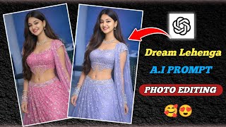 Instagram Trending Lehenga Photo Editing Prompt | Girls Dream Lehenga Photo Editing Prompt screenshot 4