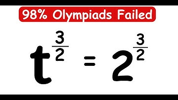 INDIAN OLYMPIADS || How to Solve for t? || t = ? #maths