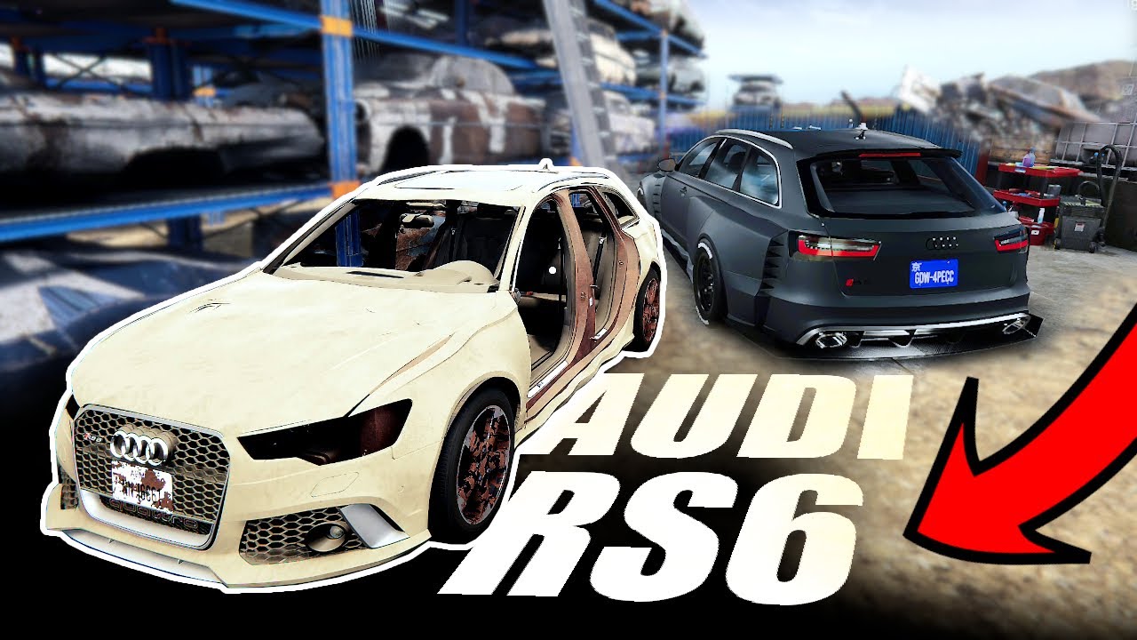 AUDI RS6 demolita: Affari a 4 Ruote