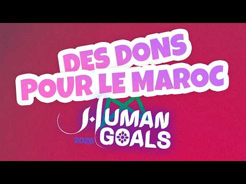 On va récolter des dons pour #HumanGoals 💵 - JOUR 1