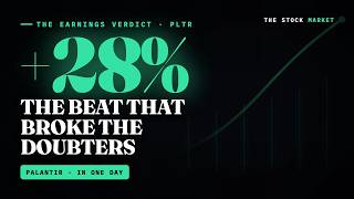 Palantir EXPLODES 28% in One Day: The Earnings Beat That Broke the Doubters (Full Analysis)