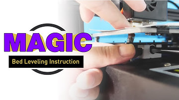 How to Level Bed Levelling For JGMaker Magic 3D Printer