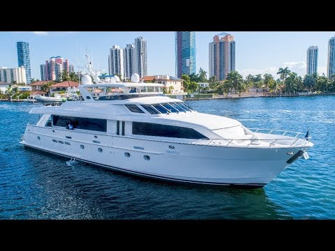2005 100' Hatteras Elite Series Motor Yacht ANTHEM for Sale