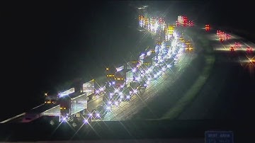 Four killed, one seriously injured in fiery I-71 crash