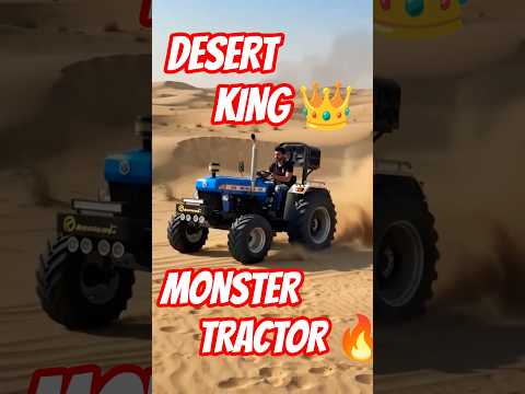 🔥 King of the Desert 👑🚜 | Monster Tractor Attitude Edit 😈 #shorts