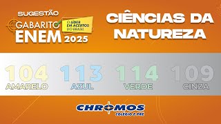 Gabarito ENEM 2025 CHROMOS - Prova Amarela: Questão 104 | Ciências da Natureza