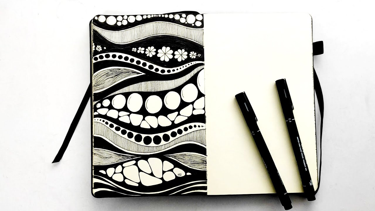 Zentangle art | zentangle patterns | zendala | how to draw zentangle