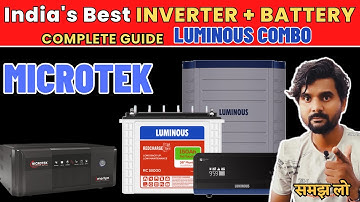 Best Inverters for Home in India 2023 | Microtek or Luminous Inverter Battery Combo, Complete Guide