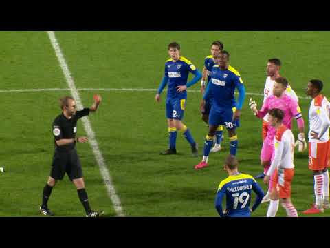 AFC Wimbledon Blackpool Goals And Highlights