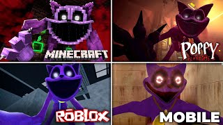 Evolution of CatNap in all games  Minecraft, Roblox, Poppy playtime 3, Mobile