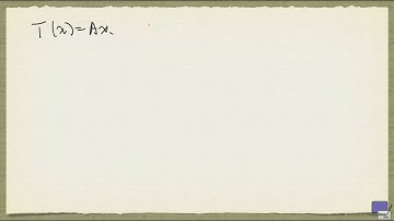 Week 11 - Kernel of a linear transformation