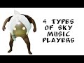 Sky cotl 4 types of music players 