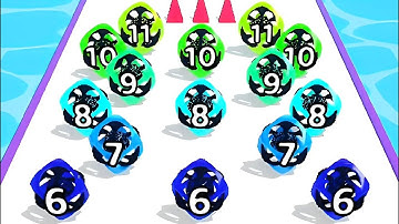 Marble Run 🏀 3D Game Color Ball Race Gameplay Android IOS Level 6236