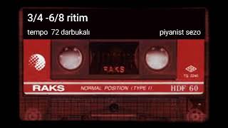 6/8 ritim 3/4 6/8 darbukalı ritim korg pa3x   2021 Resimi