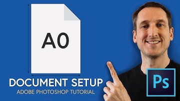 How to create an A0 document in Adobe Photoshop
