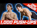 1,000 PUSH-UPS IN 1 HOUR CHALLENGE (this hurt)