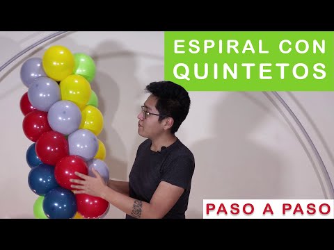 ✅ COMO HACER UNA COLUMNA DE QUINTETO 🎈 con globos