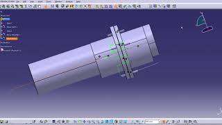 DELMIA V5  || FLANGE COUPLING STIMULATION