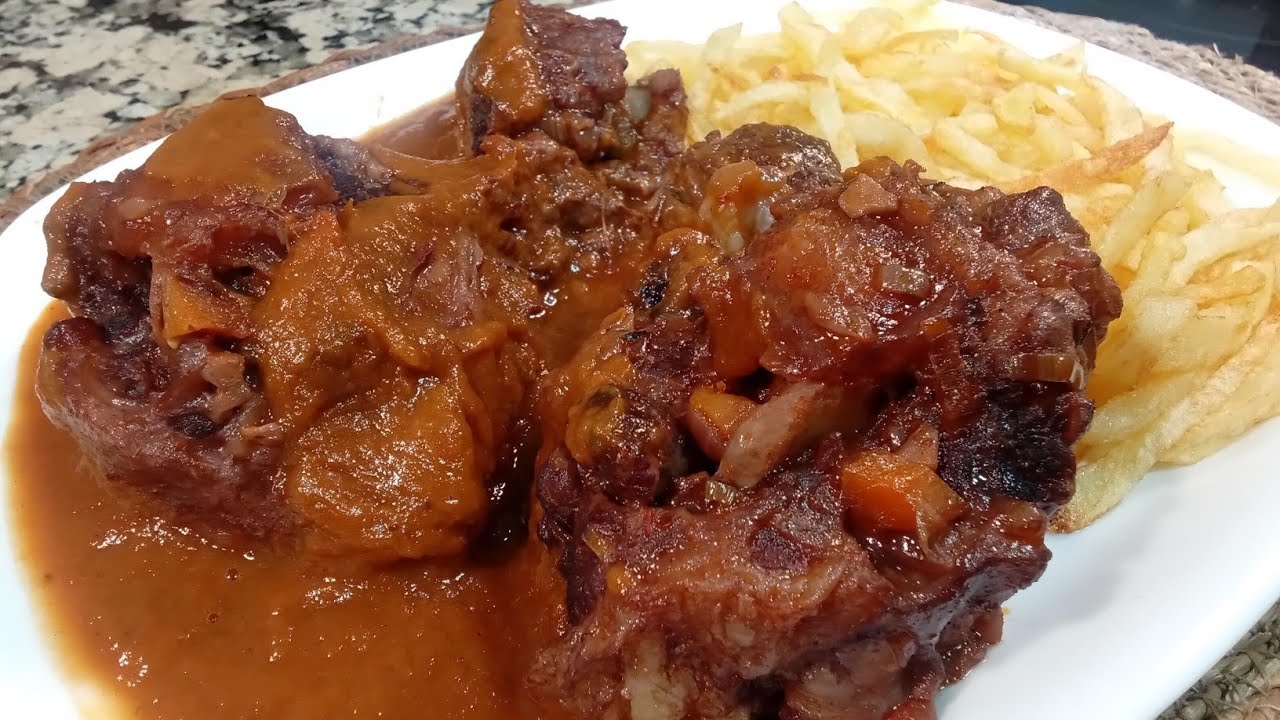 Receta paso a paso de como hacer RABO DE TORO O DE VACA AL VINO TINTO toda una delicia !!👌🏼