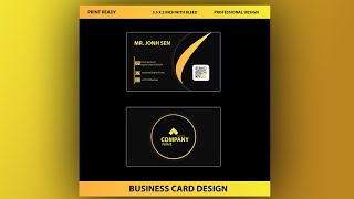 HOW TO CREATE BUSINESS CARD DESIGN FOR FREEPIK AND SHUTTERSTOCK AND ADOBE STOCK IN ILLUSTRATOR