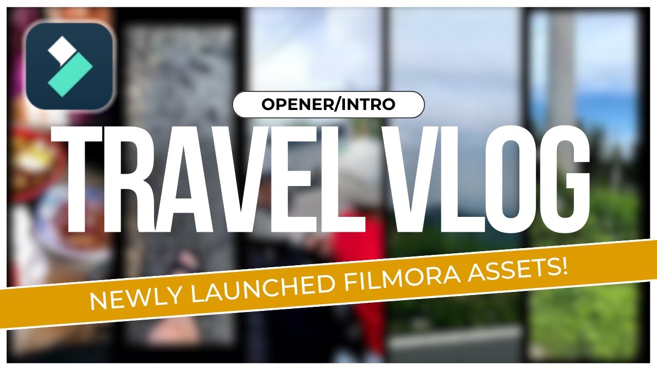 Travel Vlog Intro/Opener 2024 - Filmora 13