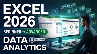 Excel Full Course 2026 | Beginner to Advanced + Data Analytics Complete Guide
