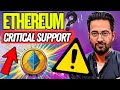 ETH Critical Support Level Update - Ethereum price analysis & News