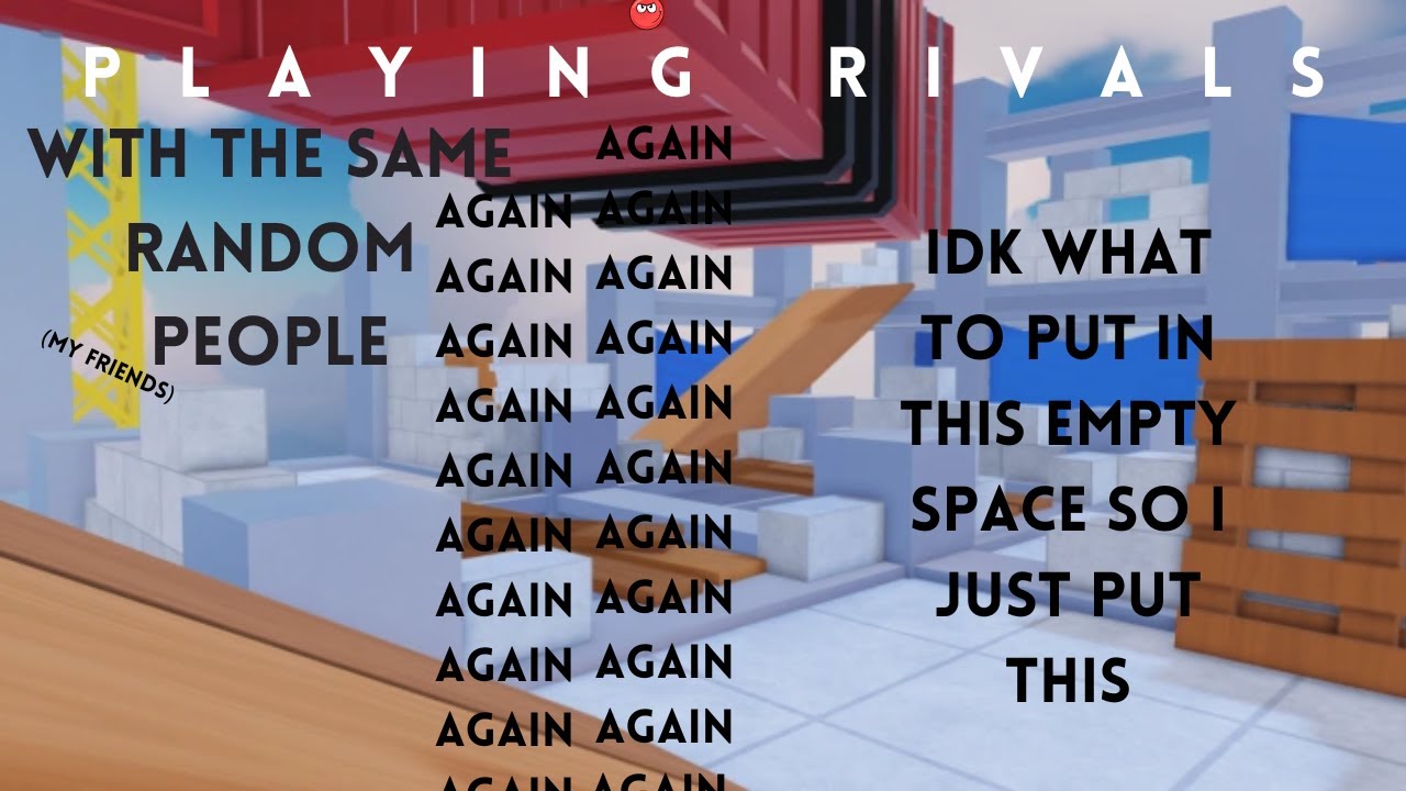 Playing RIVALS with my friends AGAIN... - YouTube