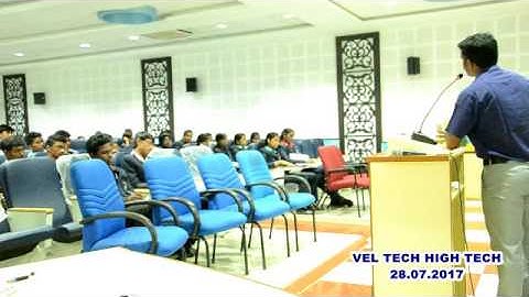 VELTECH HIGH TECH DEPT OF IT GUEST LECTURE 28.07.2017