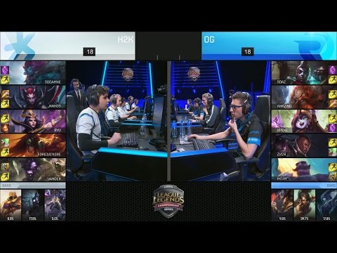 H2K vs OG Highlights - H2K vs ORIGEN Game 4 - EU LCS Playoffs - SPRING 2016 Semifinal #1