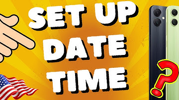 How to Set Up Date and Time on Samsung Galaxy A04 A05 Change Date and Time