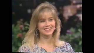 Christina Applegate interviewed by Pat Sajak 1990