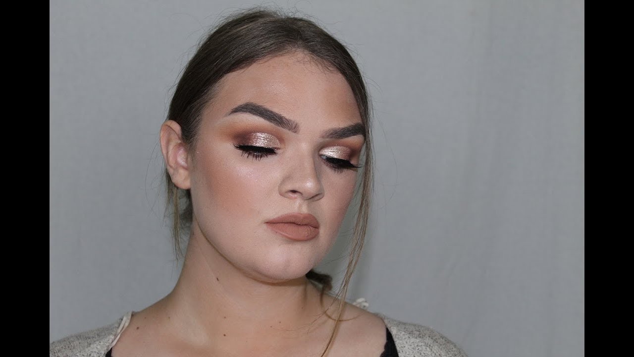 EASY Glitter Half Cut Crease Tutorial || @gregoriogirls @seannagregs