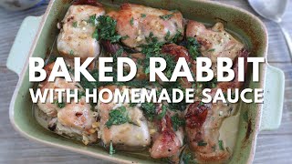 How to make Baked rabbit with homemade sauce | Food From Portugal