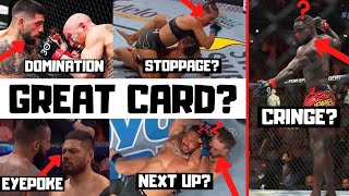 UFC Jacksonville Event Recap Emmett vs Topuria Full Card Reaction &amp; Breakdown