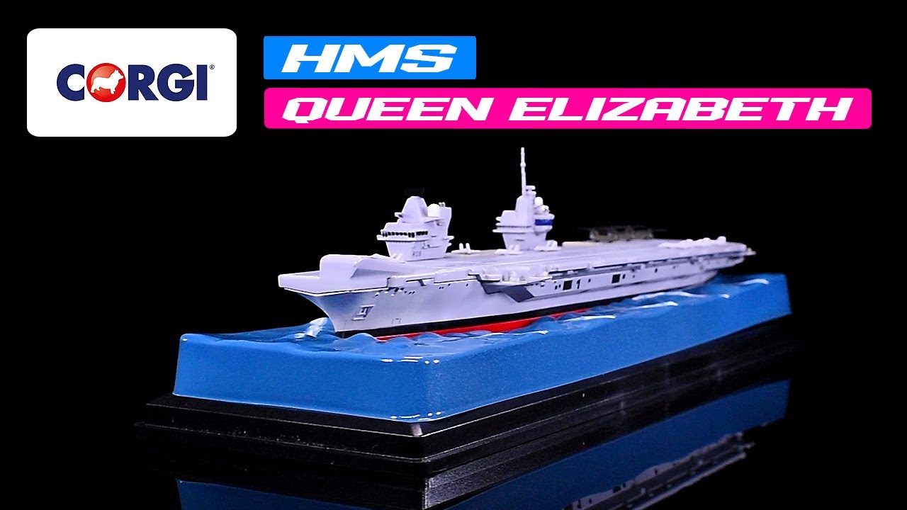 Porte-avions HMS Prince Of Wales Classe Queen Elizabeth - Modèle Réduit Corgi 1/1250 - Neuf Sous Boîte