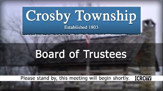 Crosby Township Trustees 5/11/26