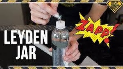 SHOCKING Science How To Make An Electroboom Leyden Jar Lightning in a Bottle - Static Electricity