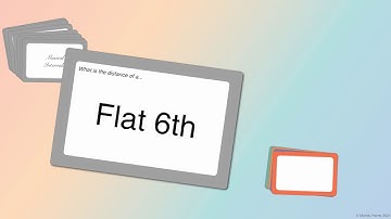 Musical Interval flash cards video
