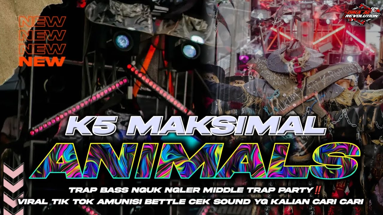 DJ ANIMASI K5 MAKSIMAL V3 TRAP PARTY ‼️ BASS NGUK GLER MIDDLE NROTOK ANDALAN K5 MAKSIMAL AUDIO