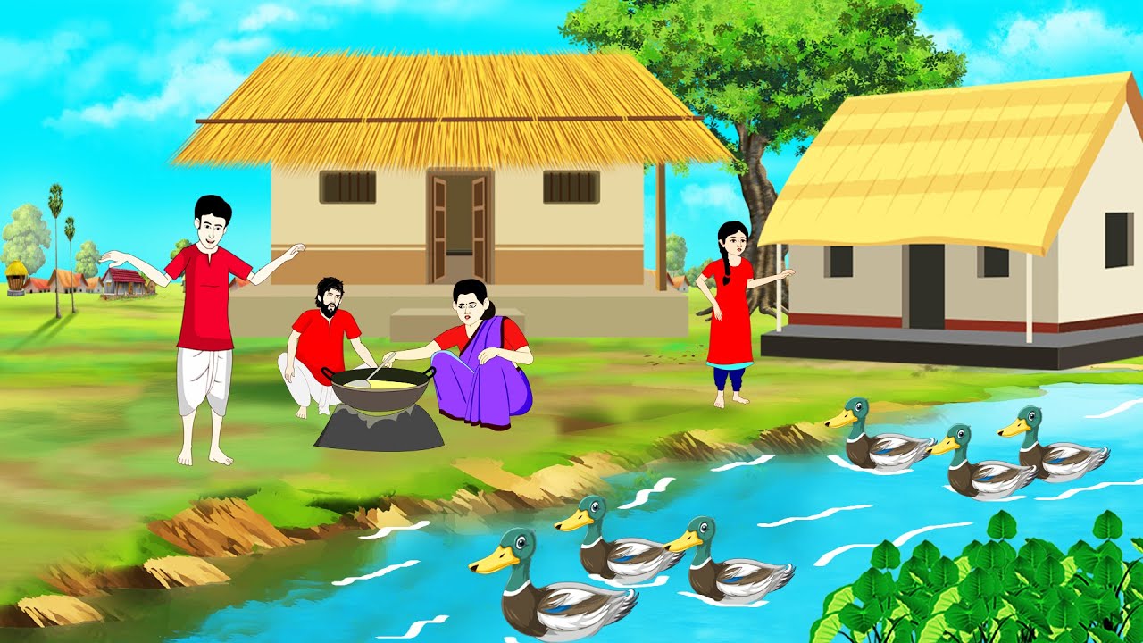 নদীর সুখের সংসার । thakurmar jhuli । Bengali Moral Stories Cartoon । Rupkothar Golpo I  fairy tales