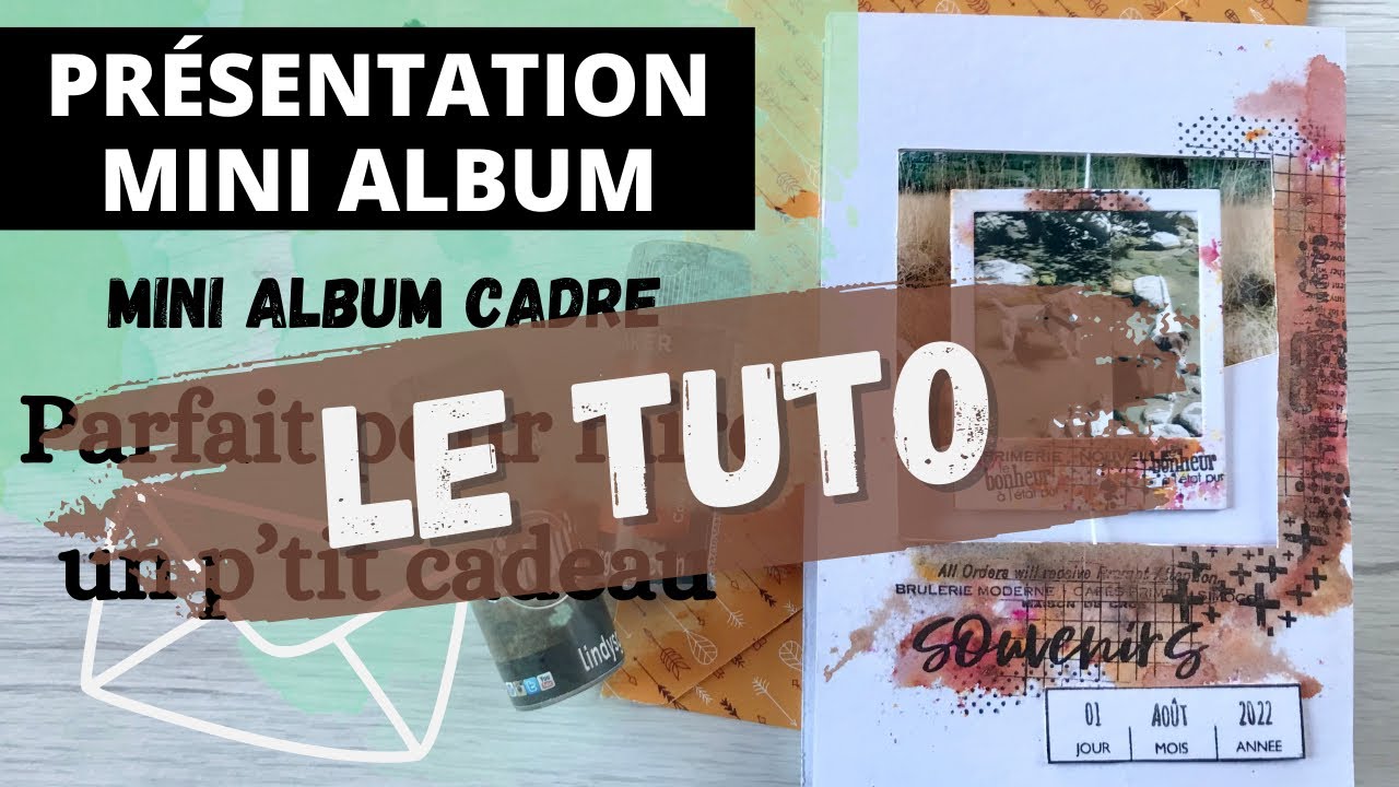 TUTO SCRAPBOOKING MINI ALBUM FACILE ET RAPIDE LA STRUCTURE YouTube