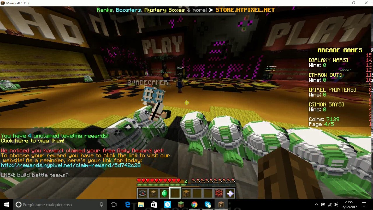 Hypixel Arcade Games Nuevo juego YouTube