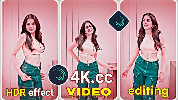 HDR CC Brown Effect Video Editing in Alight Motion | Trending HDR Video Editing | Technical Asmatali