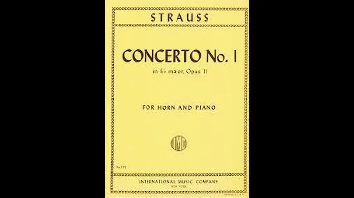 Richard Strauss Horn Concerto No. 1 in Eb cover!