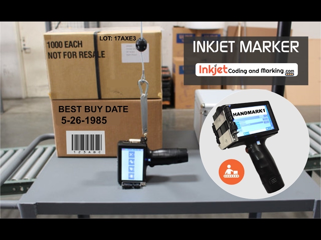 Inkjet Marker - Inkjet Marking - HandMark Printer - YouTube