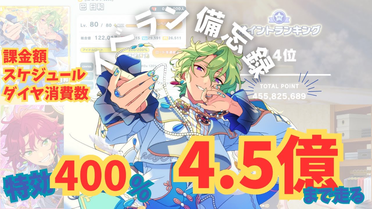 【あんスタ】Eden新曲イベント『感謝祭＊愛を語らうヴェリテ』4.5億Ptの走り方備忘録【イベラン】