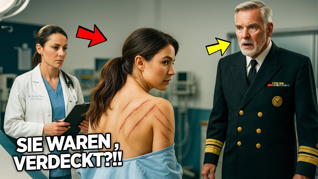 Sie hatte eine normale Untersuchung, bis der Admiral ihre besonderen Narben sah und erstarrte