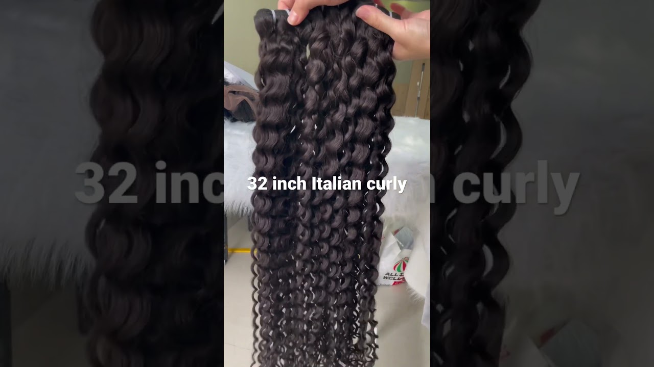 32 inch Italian curly